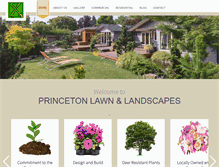 Tablet Screenshot of princetonlawn.com